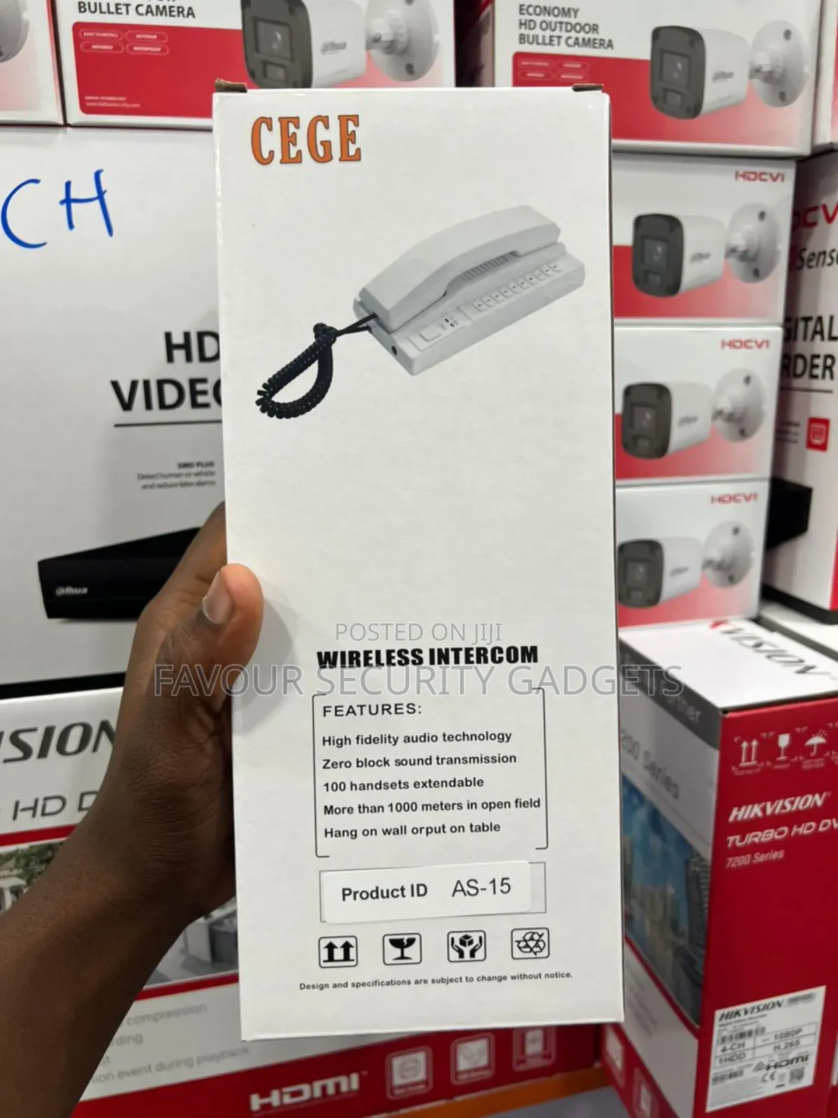Wireless Non-Display Intercom Telephone 1pc