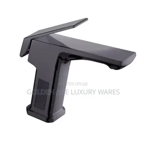 Bq15 Brass Basin Mixer Black Finishing