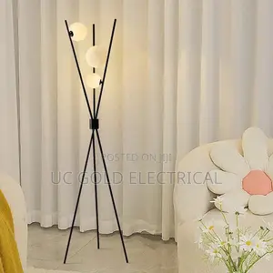 Nordic Designer Moon Standing Lamp Next in the Living Room