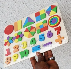Shape, Numbers and Signs Kid Educational Toy Ages 3+