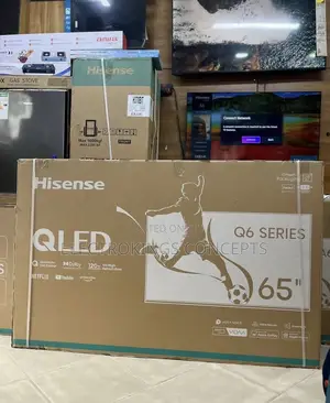 Original Hisense 65 Inch Qled Tv With Internet Connectivity| Tv 65q6q