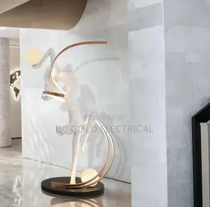 Italian Sculpture Abstract Floor Lamp Beauty Salon Sales