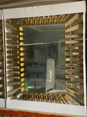 Gold Frame Mirror 75/60cm