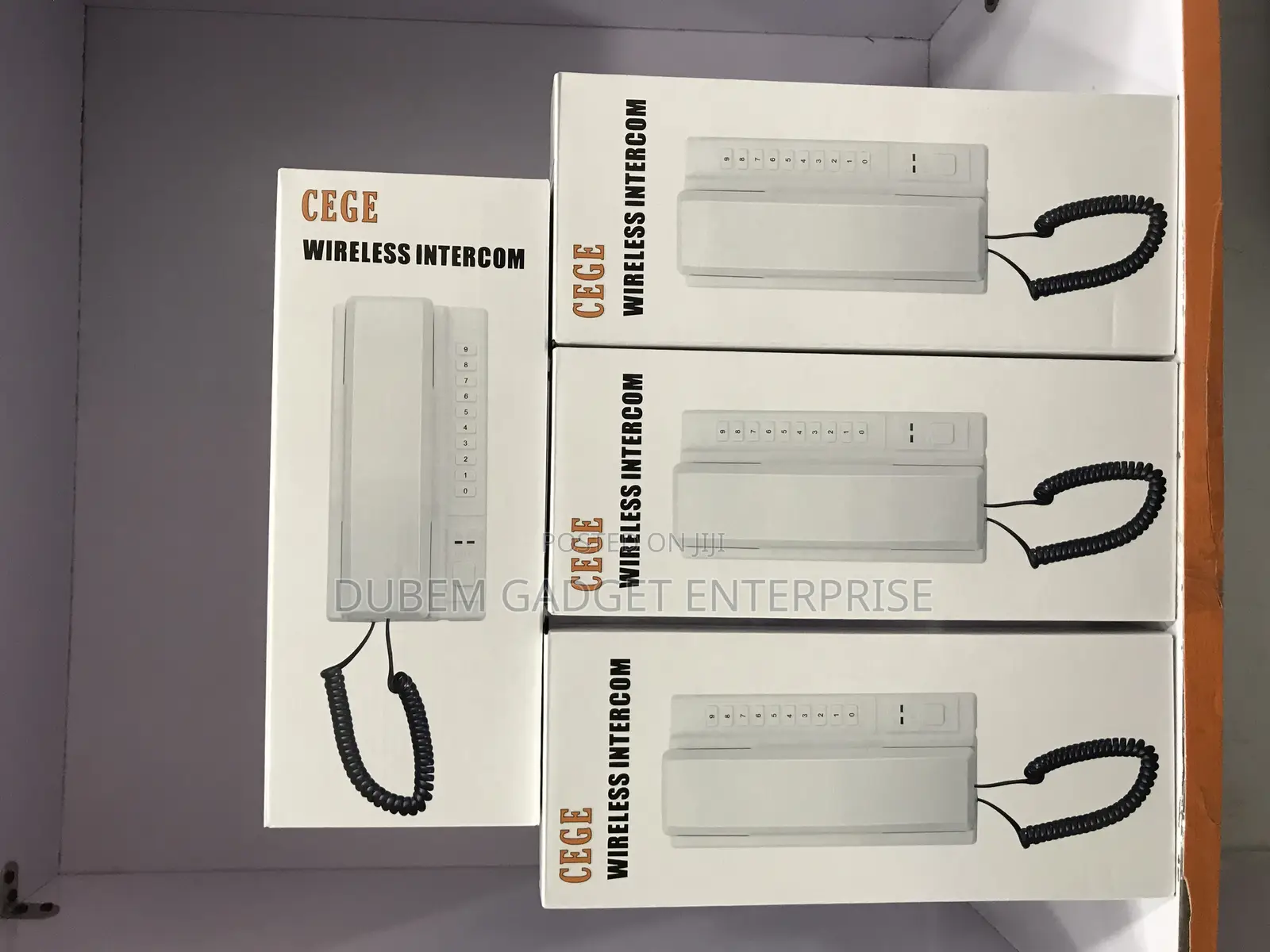 Long Range Wireless Intercom Phone Non Display, 4pcs.