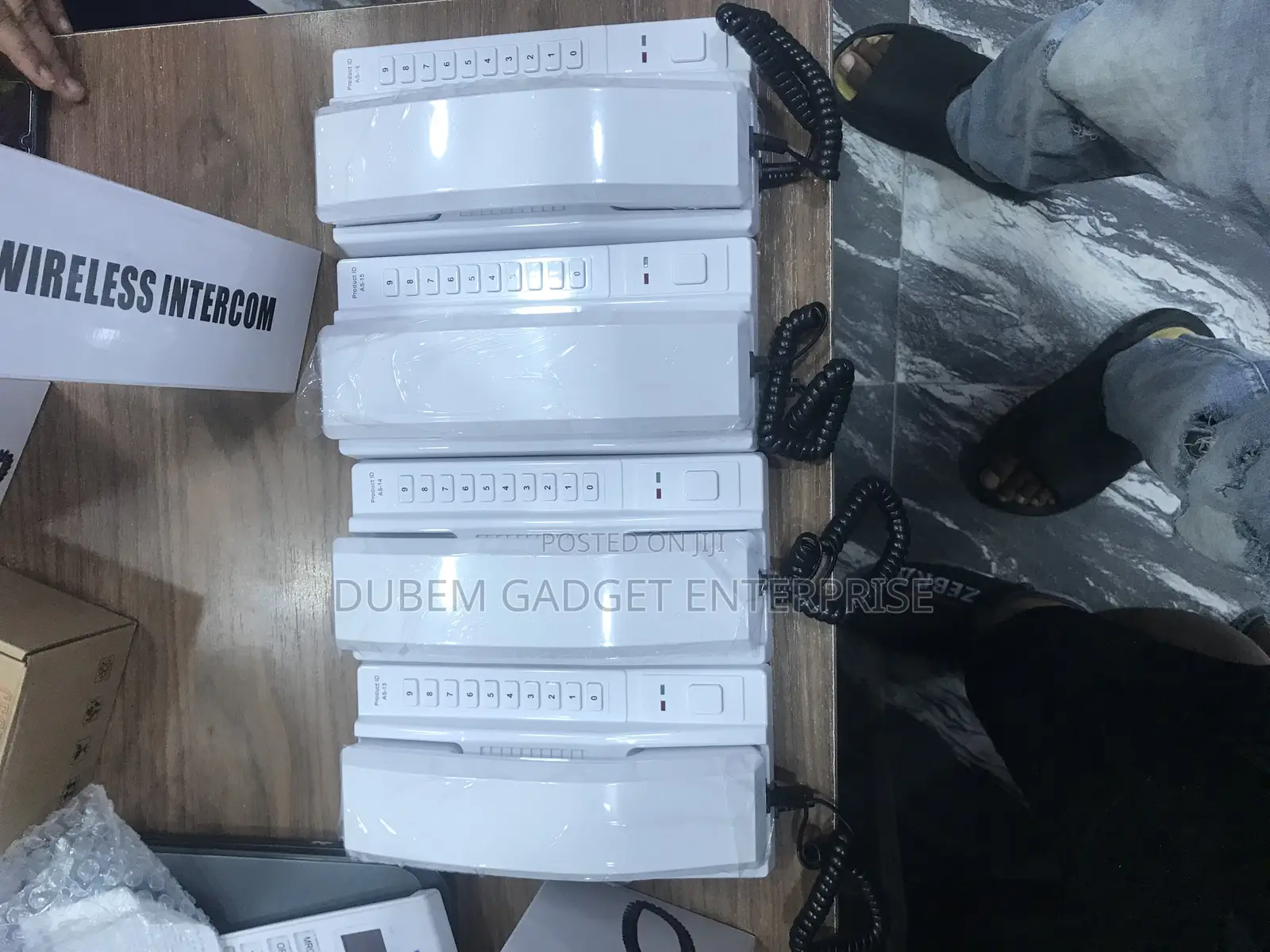 Long Range Wireless Intercom Phone Non Display, 4pcs.