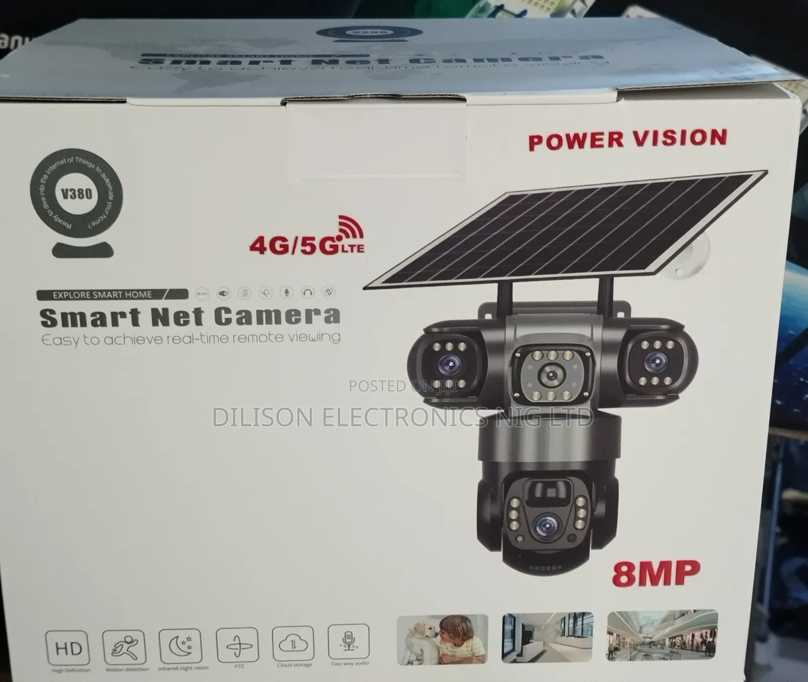3 Lence Coverage Solar Camera 5g