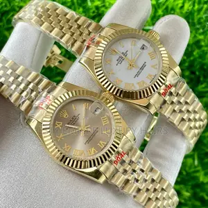 Rolex Quality Luxury Chain Strap Wristwatch