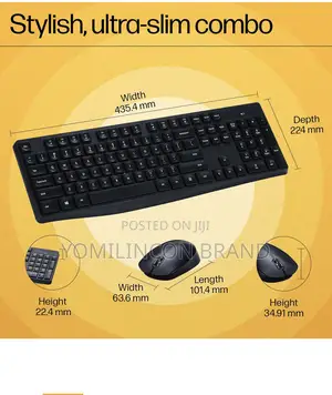 Hp Cs10 Wireless Keyboard Mouse Combo
