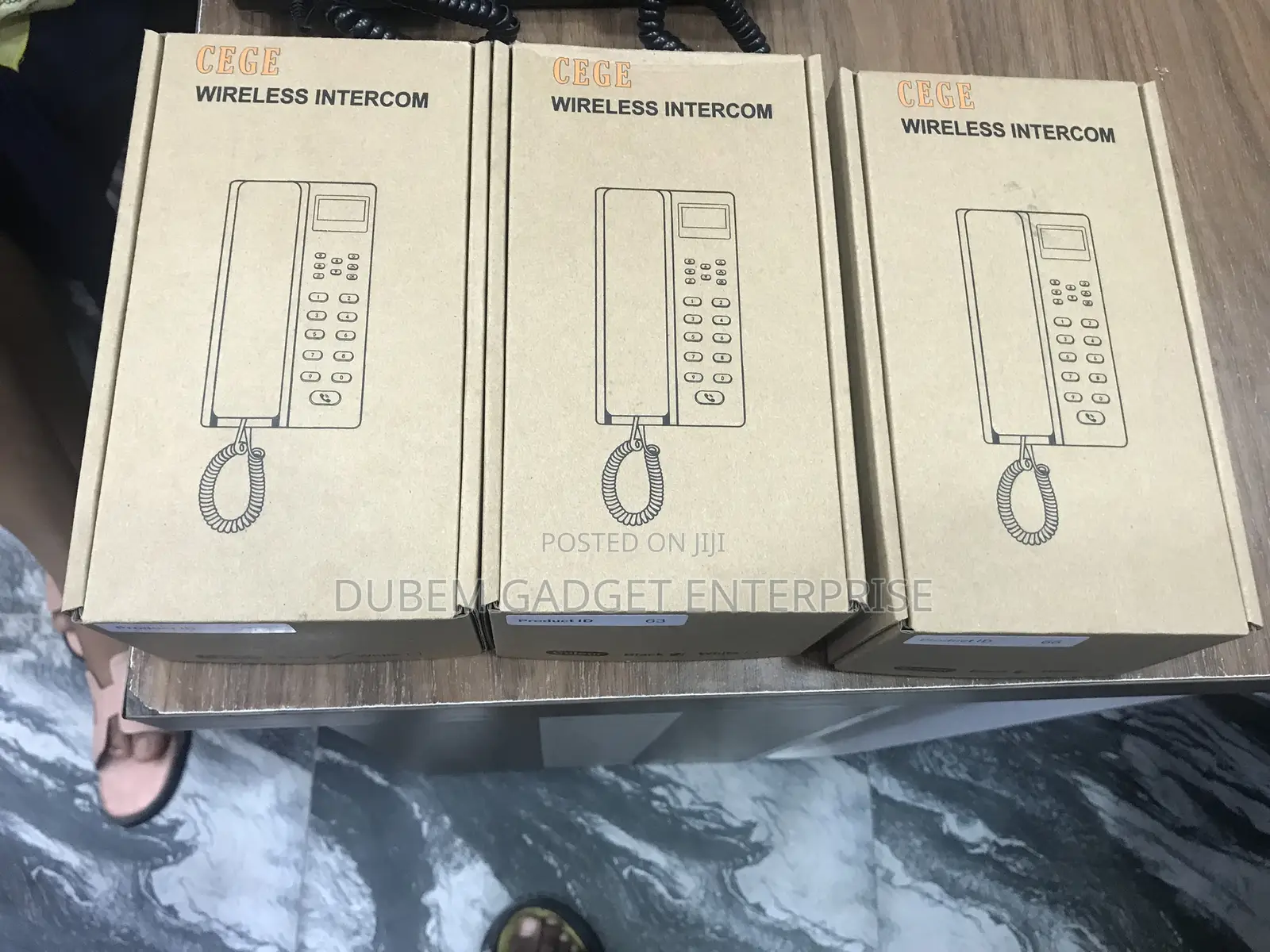 Long Distance Wireless Intercom Display 3pcs.