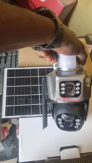 Solar Camera V380 Dual Lens 4g Solar PTZ Camera