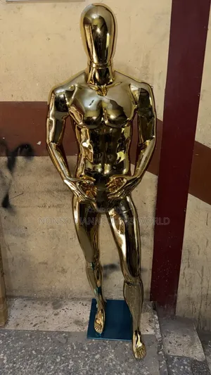 Gold Male Faceless Huge Mannequin
