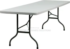 5ft Foldable Plastic Table by 8 Seater