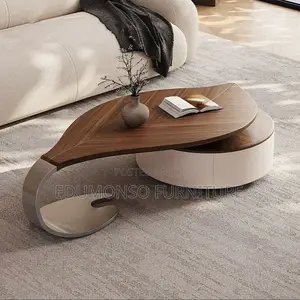 Coffee Table Vintage Walnut Coffee Table for Living Room
