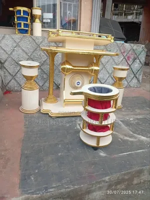 Beautifully Designed Pulpit Set