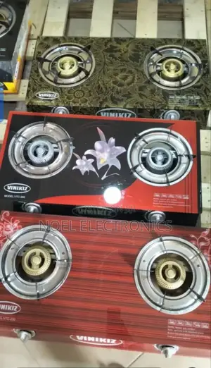 Vinikiz Two Burner Table Glass Glass Cooker