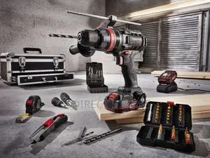 Parkside Cordless Hammer Drill 20v With Case 60 Piece Bits