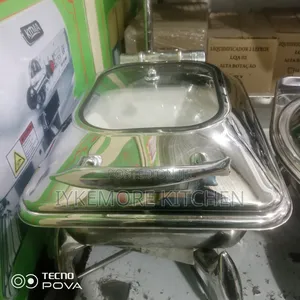 Rectangular Silver Chafing Dish