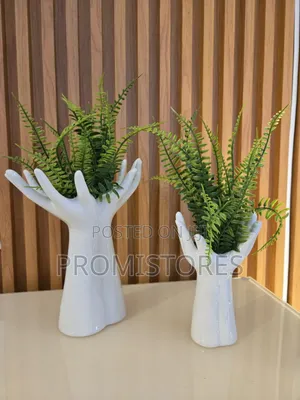 Ceramic Vase Hand Arm Palm Ornaments