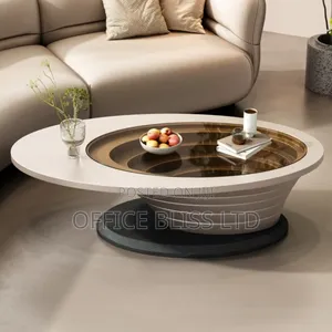 Advanced Sense Modern Living Room Luxury Oval Center Table
