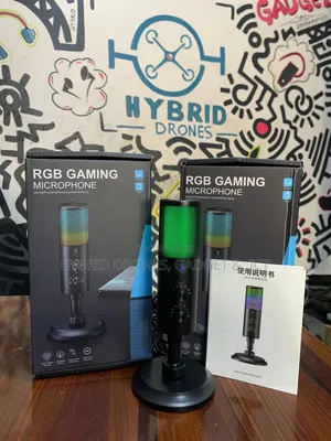RGB Gaming Microphone for Content, Voiceover Podcast