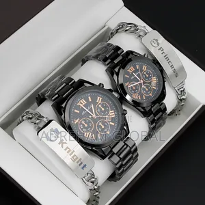 Knight and Princess Combo Couples Watch and Bracelet