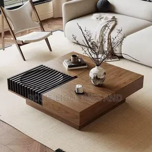 Square Luxury Wooden Luxury Modern Exquisite Center Table