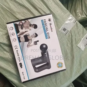 Blue Ideal Double Handle Gun Deep Muscle Massager