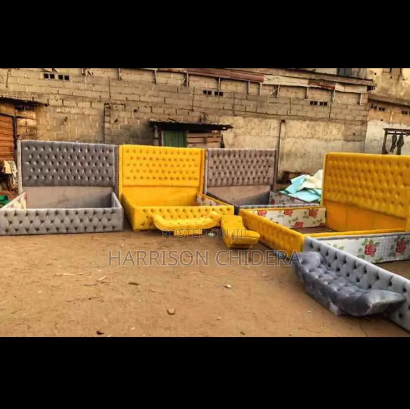 Double Padded Bed Frame