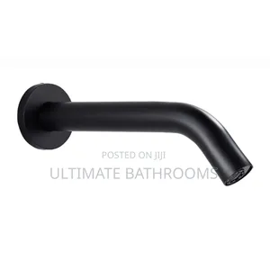 Black Wall Mounted Sensor Faucet