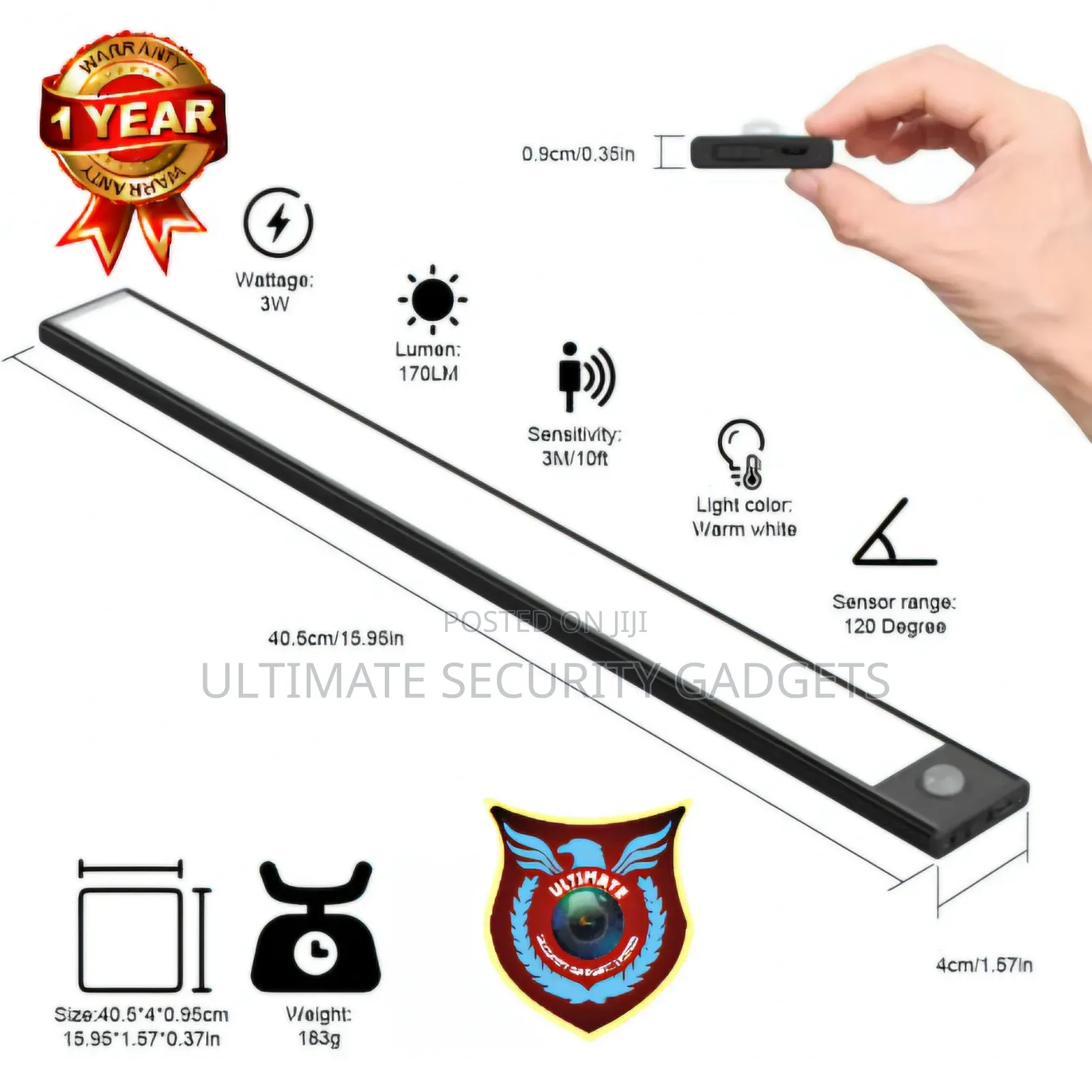 Rechargeable Pir Motion Sensor Led Light