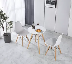 Portable Round Table and 2 Chairs.