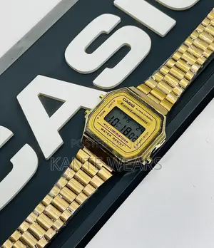 Vintage Digital Casio Chain Watch