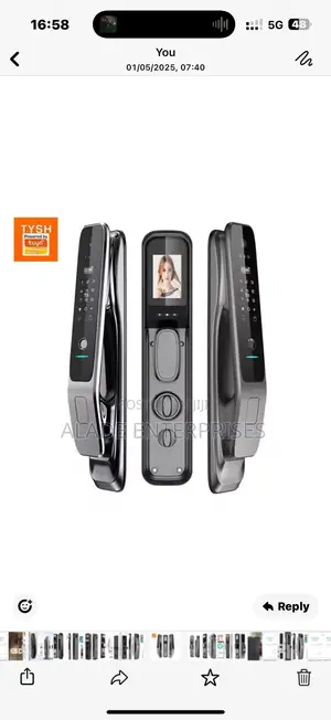 Hot Selling 3d Face Recognition Smart Door Lock
