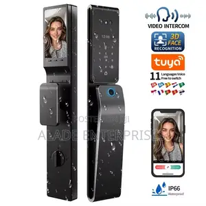 Waterproof Digital Fingerprint Wifi Tuya Smart Door Lock