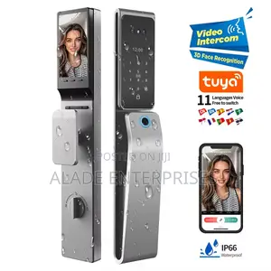 Waterproof Israel Home Tuya 3d Face Recognition Digital Lock