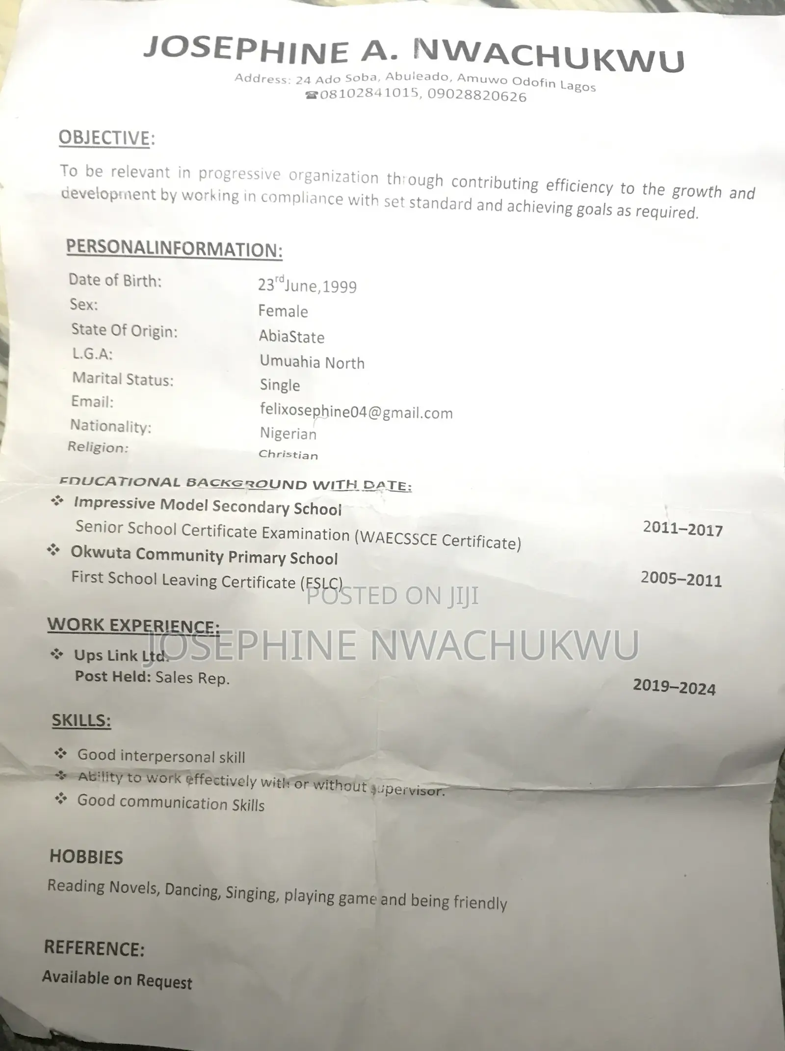 Sales Representative