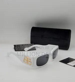 Classic White Trendy Balenciaga Men’S Sunglasses