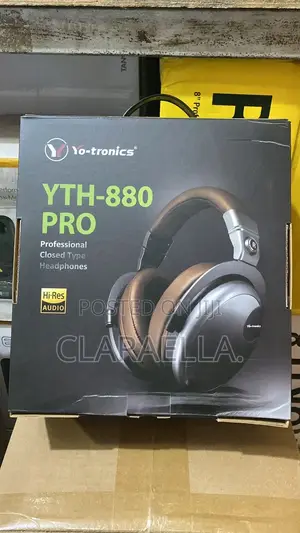 Yo-tronics Yth-880 Pro Professional Closed Type Headphones