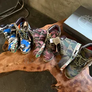 Original Premium Timberland 6 Inch Custom Camo Boots