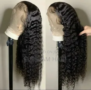 20 Inches Full Frontal Double Drawn Deep Wave Wig