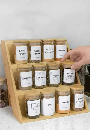 Spice Jar With 3 Tiers Rack Stand Organizer