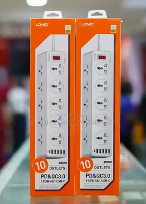 Ldnio 10 Power Power Socket With Usb Ports