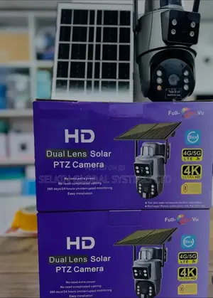 Sim Card Hd Dual Lens Solar PTZ Camera