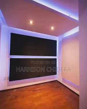 Double Padded Black Woolly Acoustic Panel