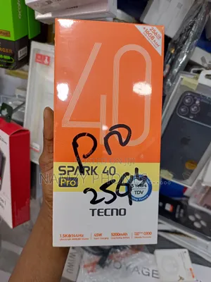 New Tecno Spark 40 Pro+ 256 GB Black