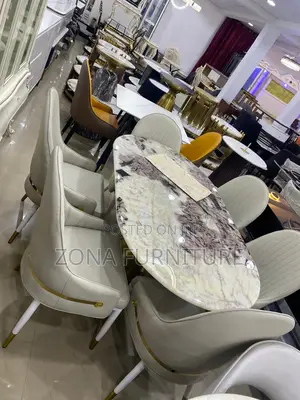 High Quality Foreign Design Dining Table With (6) Six Chair