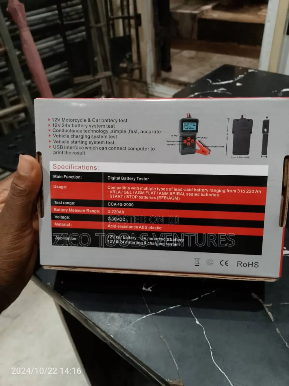 Digital Battery Tester