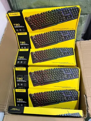 Gaming Keyboard T-Wofl T-20 RGB Lighting Mechanical Wired