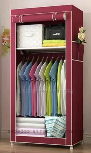 Single Canvas Foldable Fabric Wardrobe - Single Phase