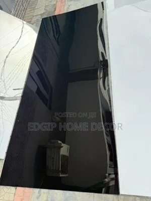 Pure Black Uv Marble Sheet (4ft by 9.5ft)